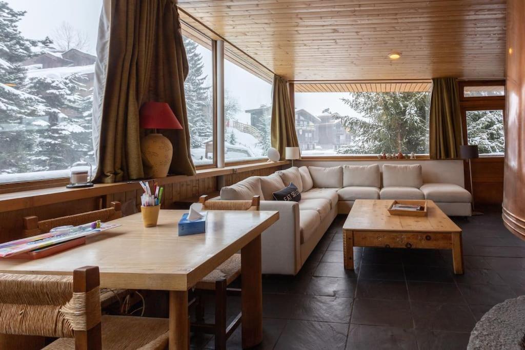 Chalet Robaumont - Grand Chalet Familial Proche Du Centre Et Des Pistes Courchevel Extérieur photo