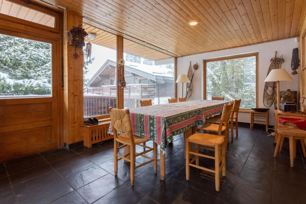 Chalet Robaumont - Grand Chalet Familial Proche Du Centre Et Des Pistes Courchevel Extérieur photo